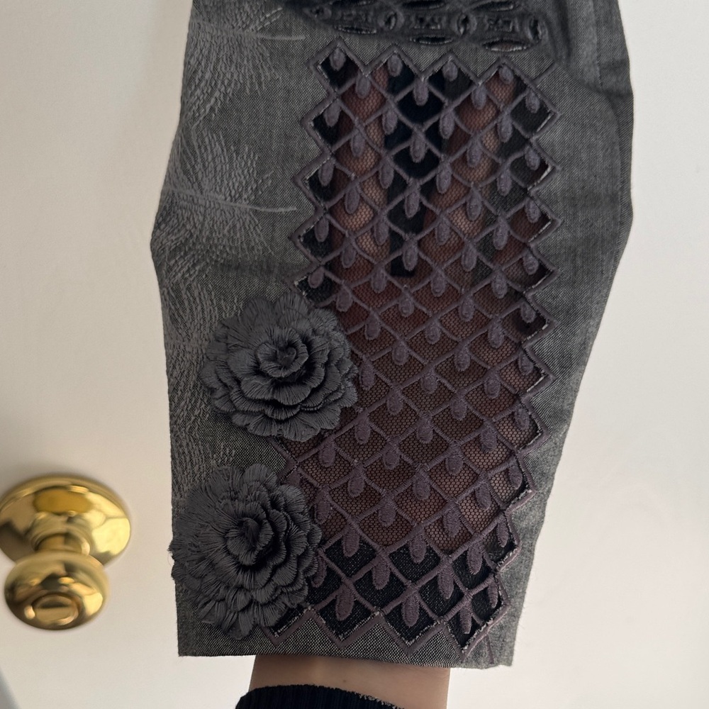 Byron Lars Gray Ankle Pants - Picture 4 of 6